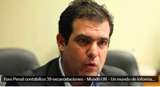 Foro Penal contabiliza 39 excarcelaciones
