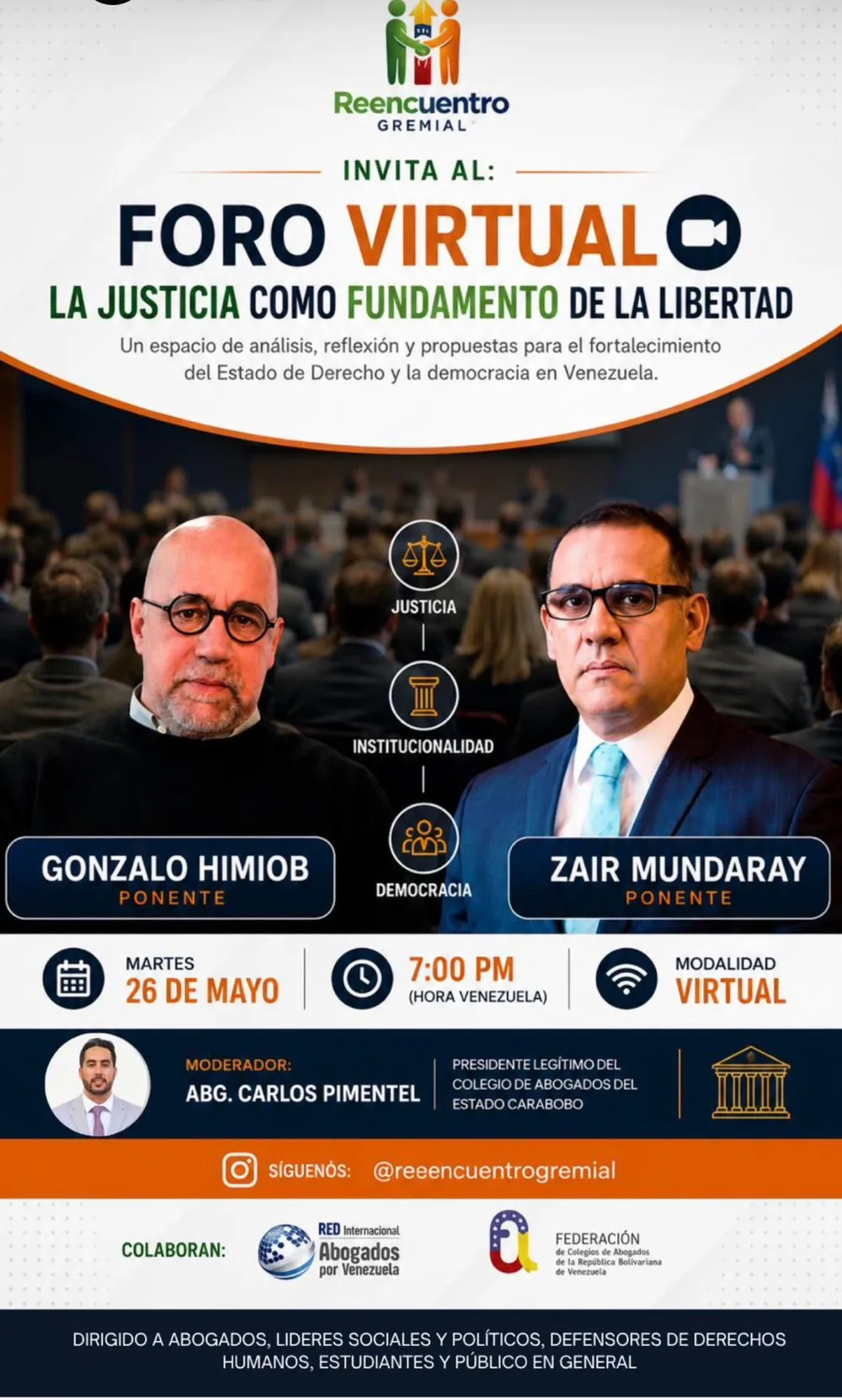 HOY 26 de mayo 2026    ¿Puede existir libertad sin justicia?