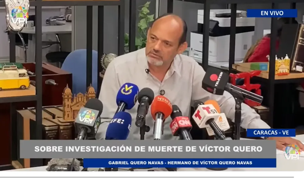 Familiar de Víctor Quero ofrece declaración tras resultados de investigación del Ministerio Público