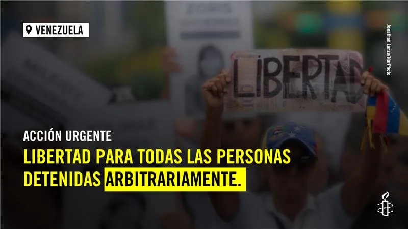 Amnistía Internacional denuncia arbitrariedades y abusos en detenciones en Venezuela