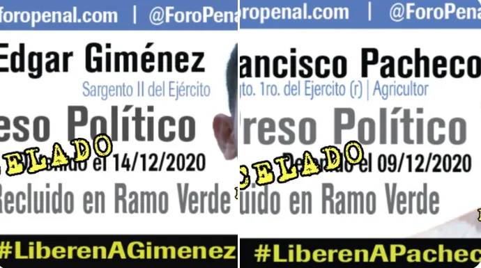 Nuevas liberaciones de presos políticos militares confirmadas por Foro Penal.  9 de junio 2026. 5:10PM