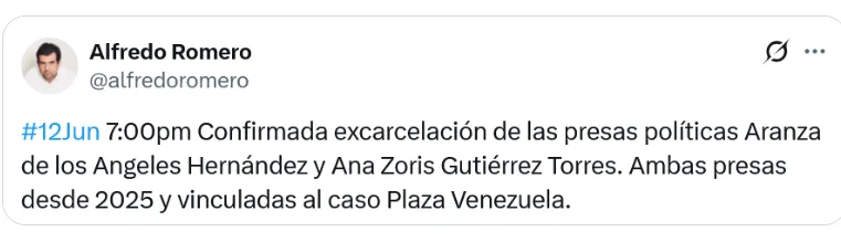 Excarcelan a dos mujeres detenidas por el caso Plaza Venezuela