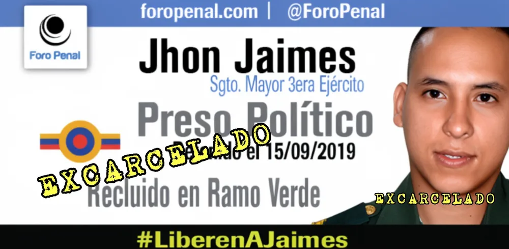 Jhon Bladimir Jaimes y Daniel Rumbos excarcelados tras permanecer 7 años detenidos, y condenados a 30 años