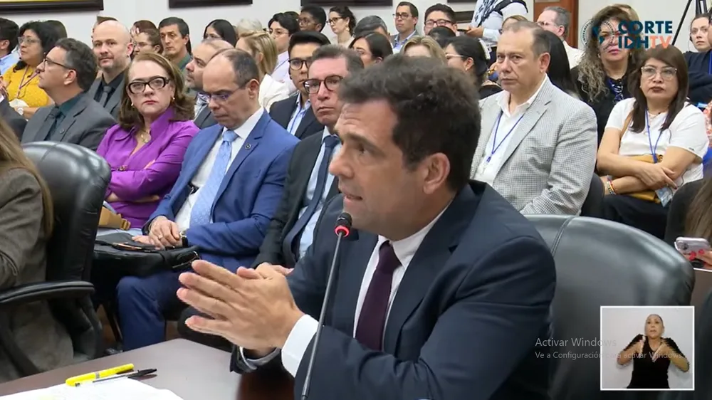 Intervención director presidente de Foro Penal en la audiencia de la Corte IDH, caso Oscar Pérez