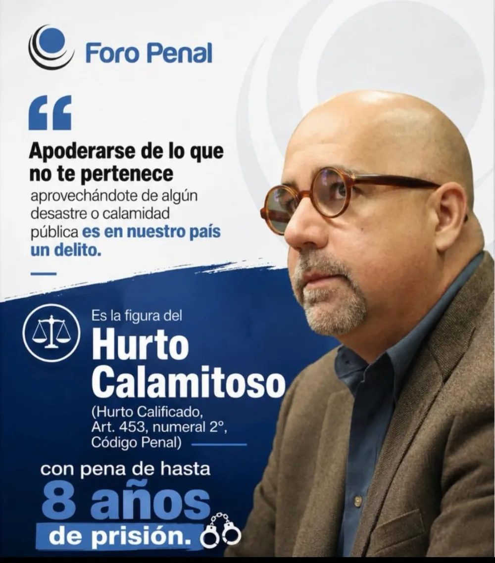 Foro Penal sobre los requerimientos humanitarios tras los sismos ocurridos en Venezuela el 24 de junio 2026. 29 de junio 2026 10:00PM