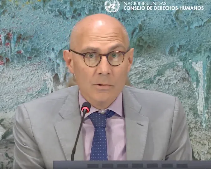 Volker Turk, Alto Comisionado de Derechos Humanos de la ONU,  expresó sus condolencias a los allegados de las víctimas de los terremotos