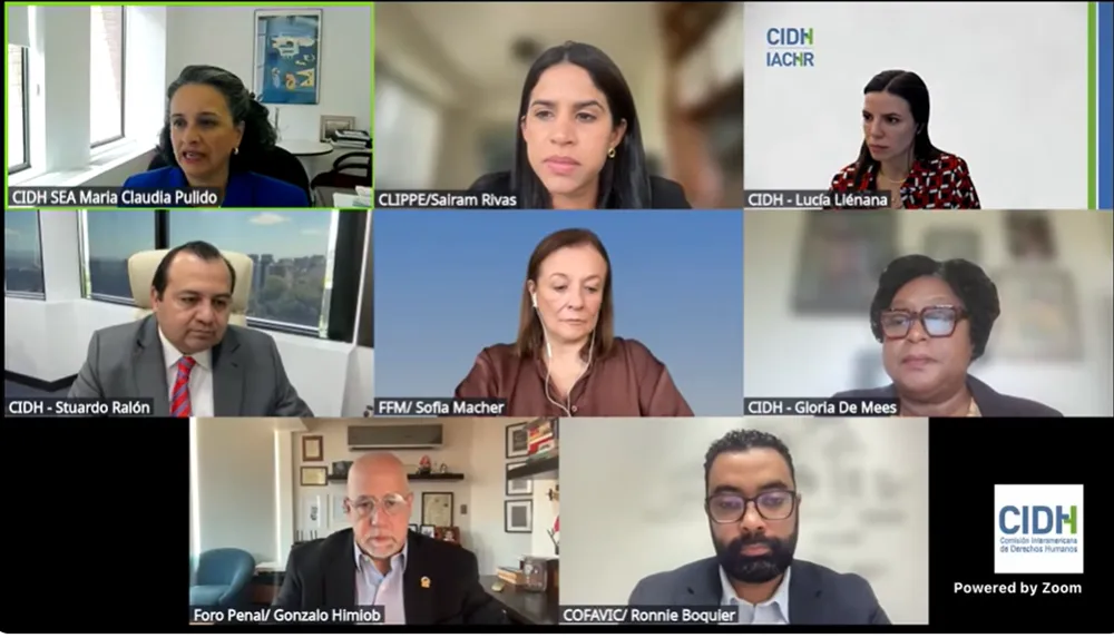 Evento CIDH: “Personas Privadas de Libertad por Razones Políticas en Venezuela.”