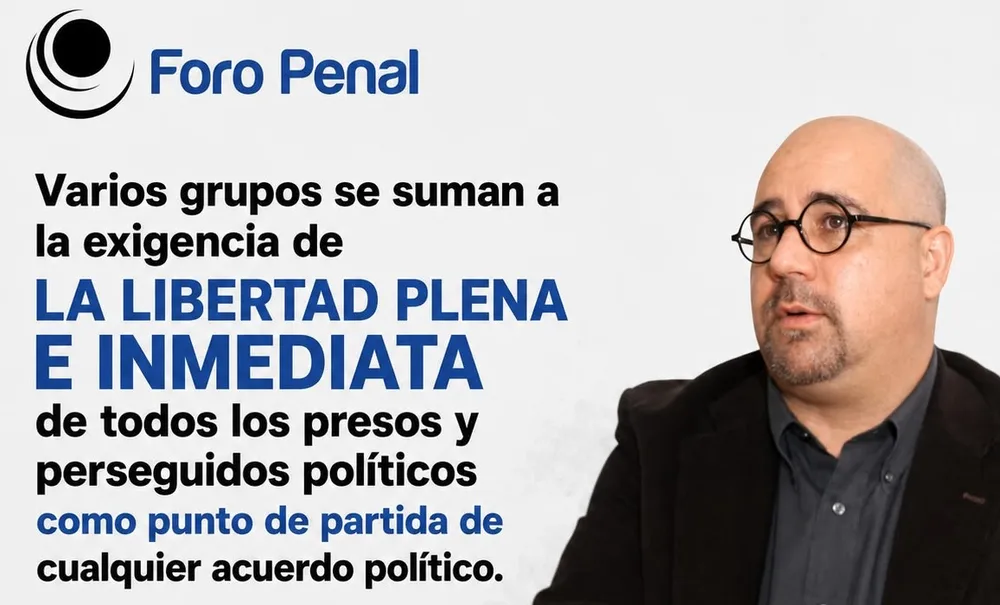 Foro Penal sobre exigencias de libertad plena e inmediata de los presos políticos en Venezuela