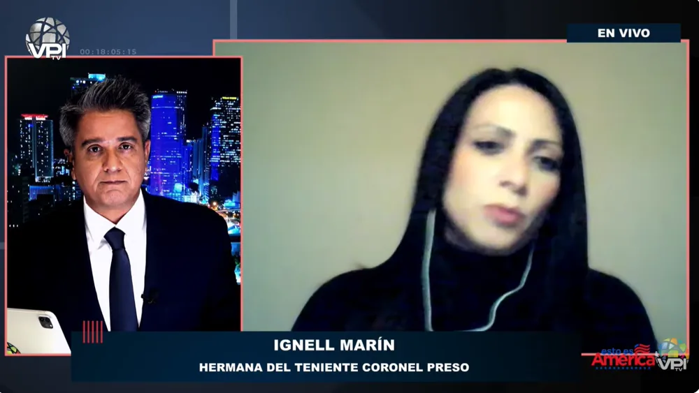 Hermana de Igbert Marín denuncia: “Siguen violando los DD. HH.”