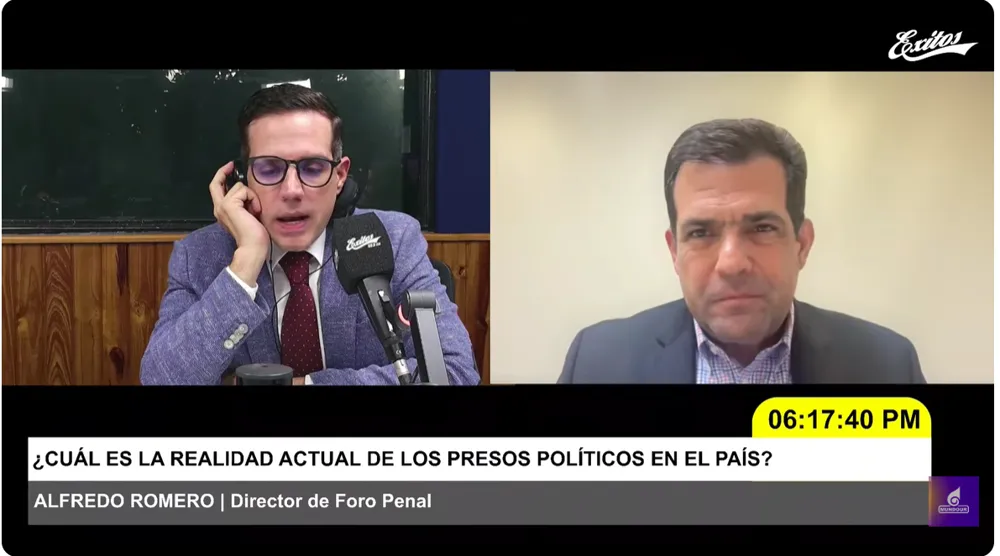 Foro Penal contabiliza 344 presos políticos en Venezuela