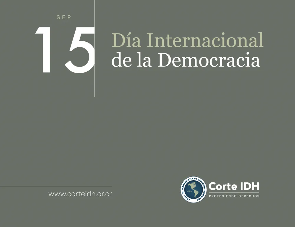15 de septiembre: Dia Internacional de la Democracia