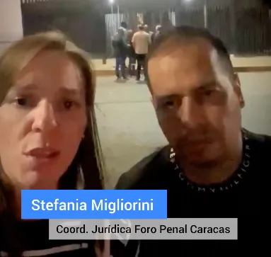 Equipo jurídico Foro Penal Caracas sobre caso Brazalete Blanco