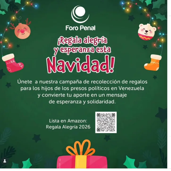 Foro Penal  ¡Regala Alegría y Esperanza en Navidad 2026!